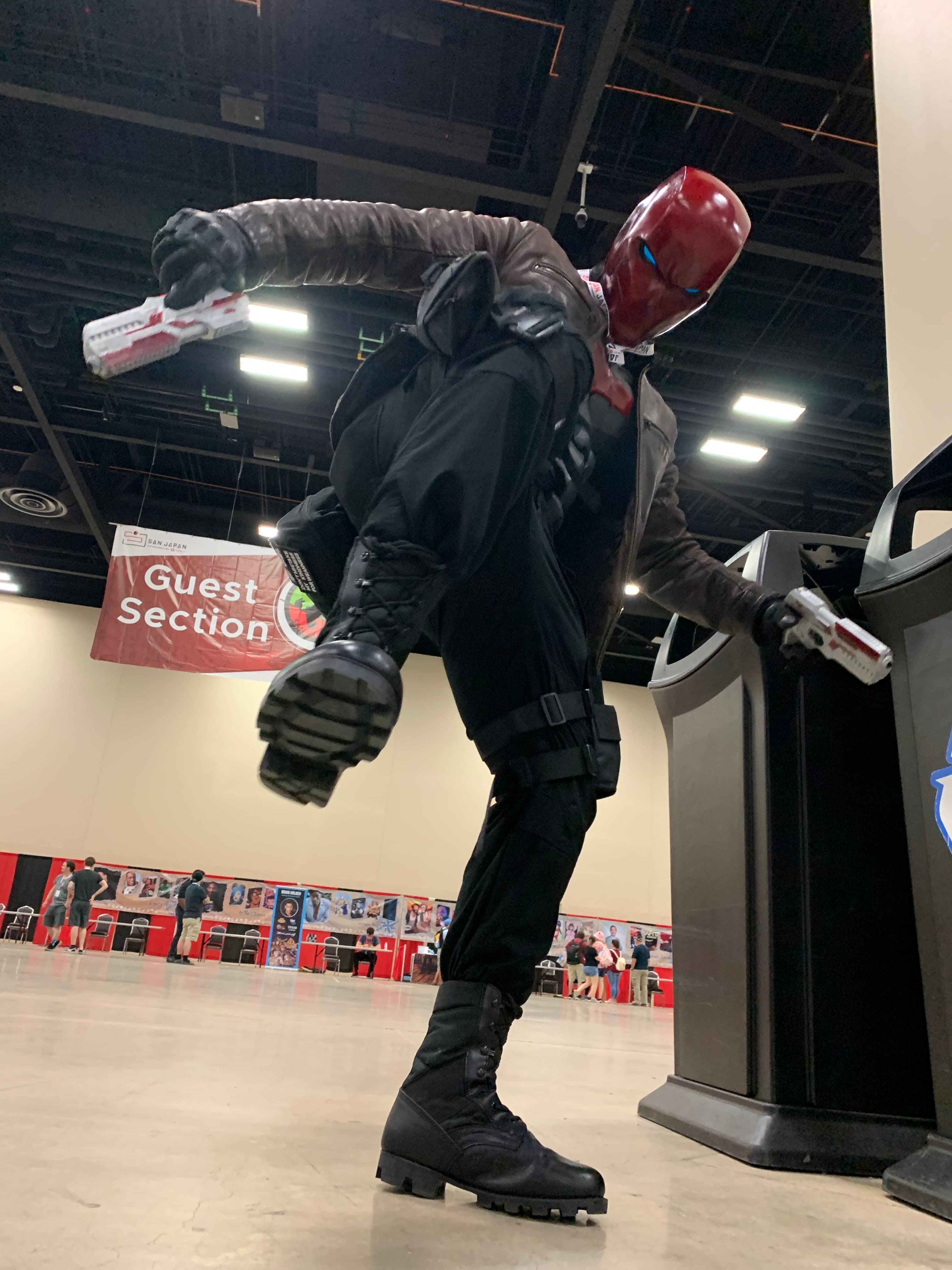 Red Hood Helmet