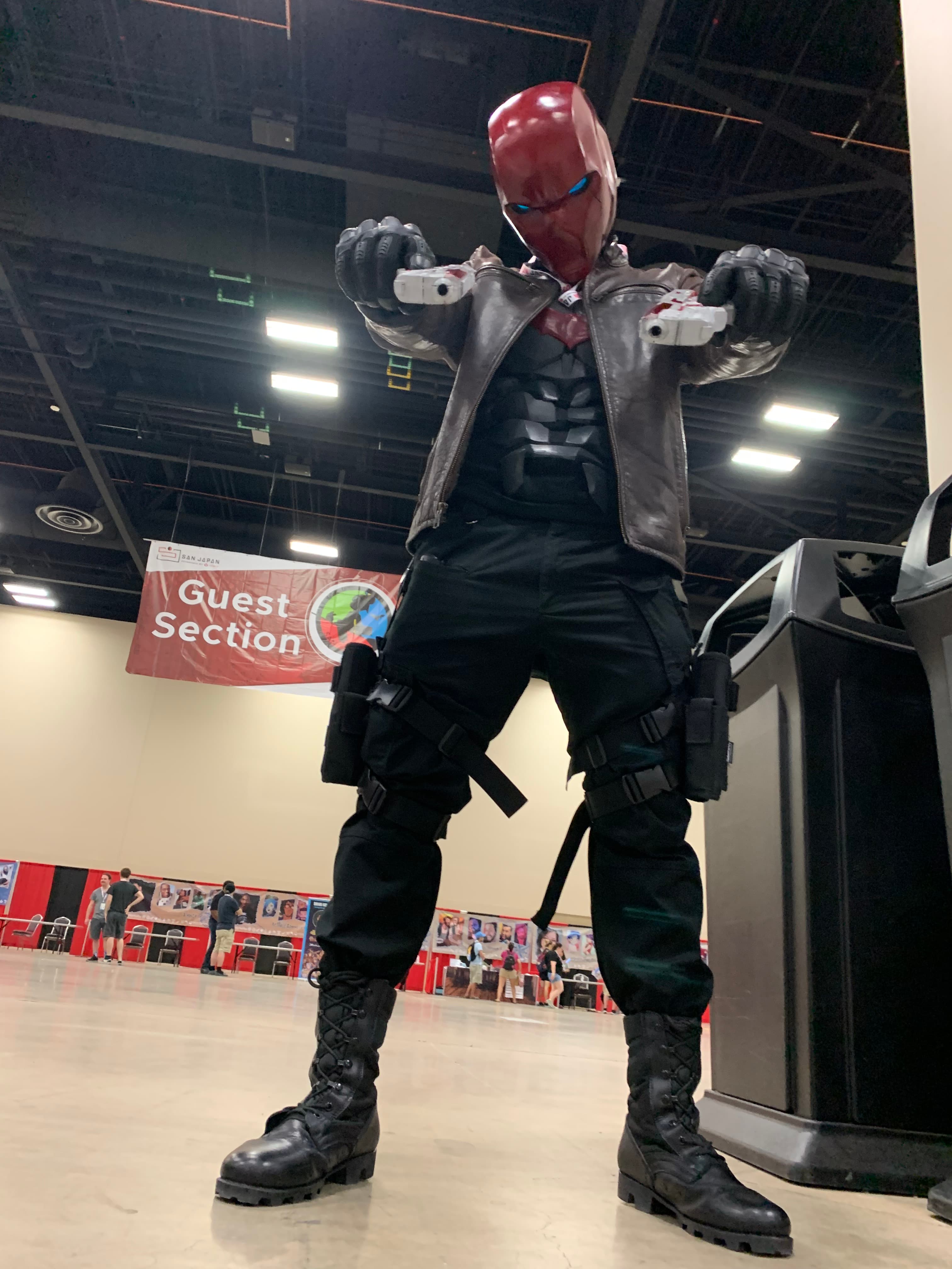 Red Hood Helmet